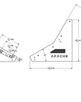 Apache Boomerang 2-Tier Synthesizer Rack