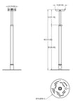 Apache Hammerhead Speaker Stands (Black)