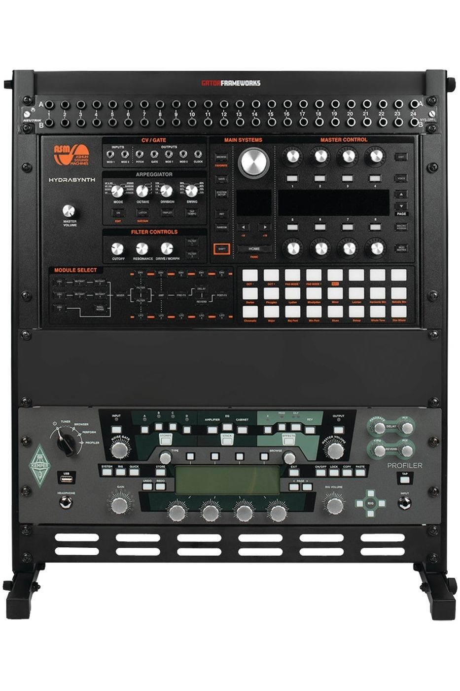 Gator Angled 12U Desktop Metal Rack Stand