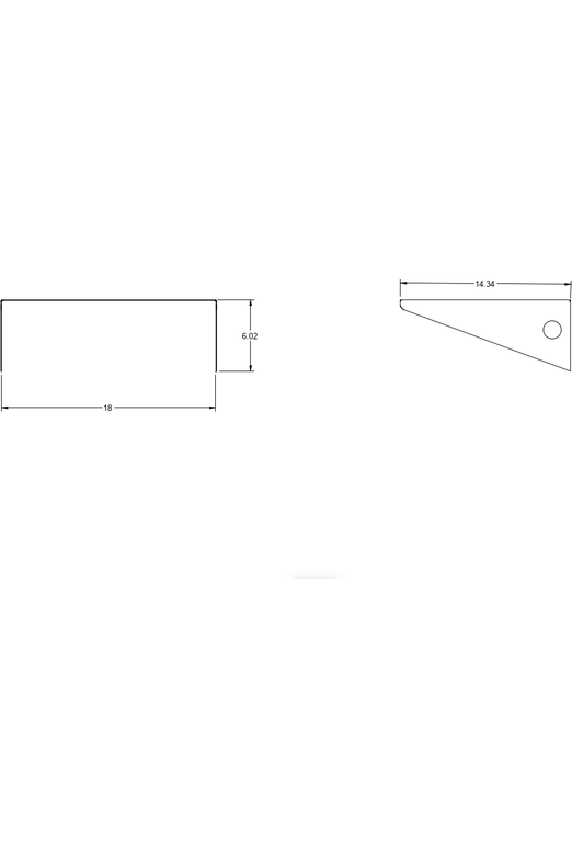 Apache Waveform Turntable Shelf