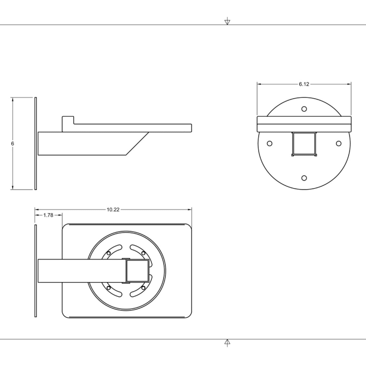Apache Chassis Rotating Speaker Wallmount