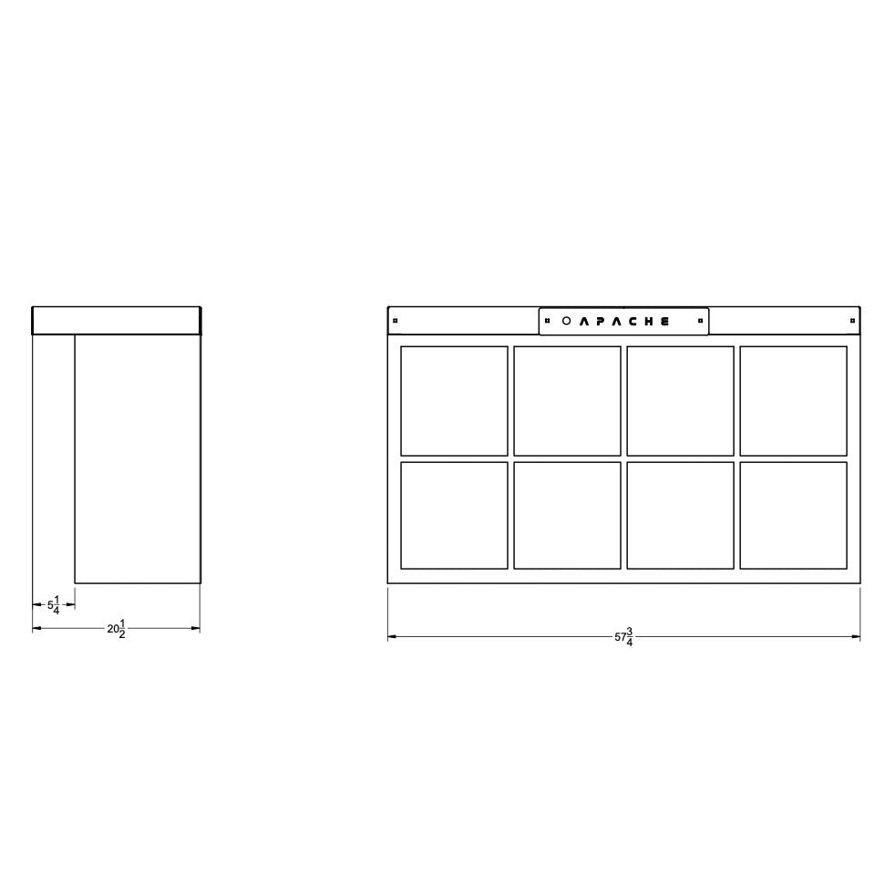 Apache CTRL Console for Ikea Kallax