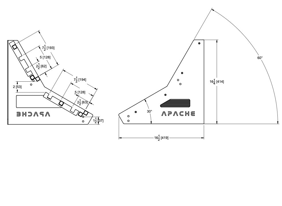 Apache Boomerang 2-Tier Synthesizer Rack