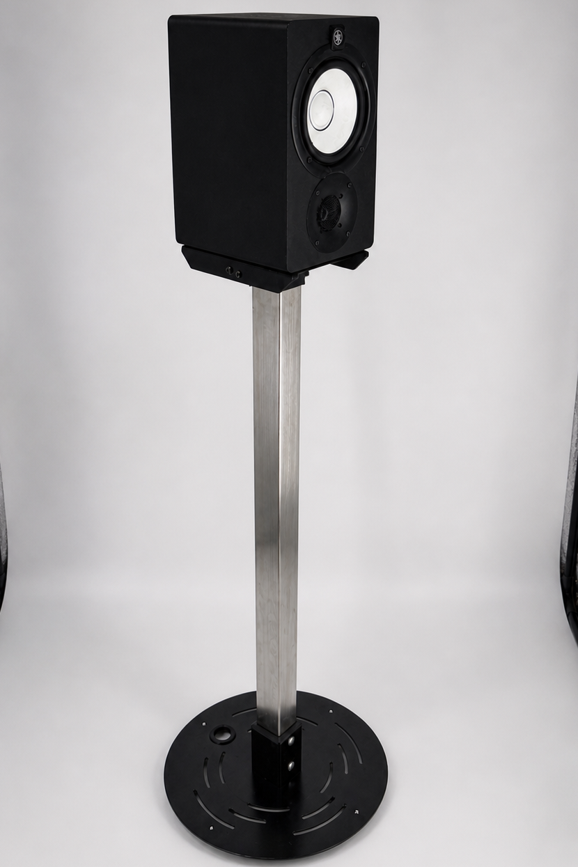 Apache Hammerhead Speaker Stands (Stainless Steel)