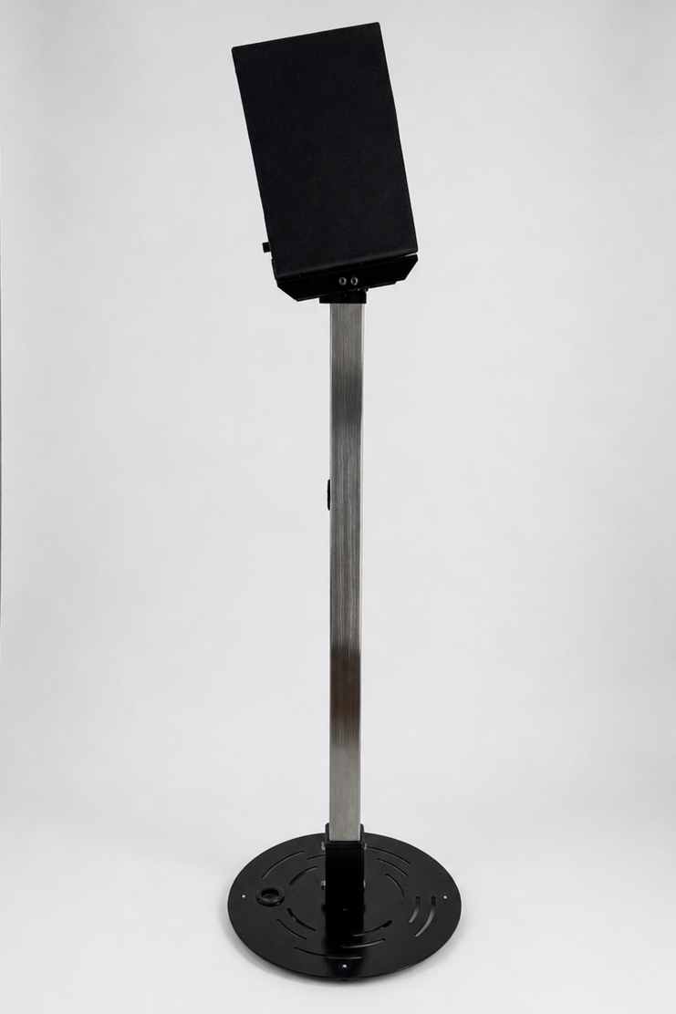 Apache Hammerhead Speaker Stands (Stainless Steel)