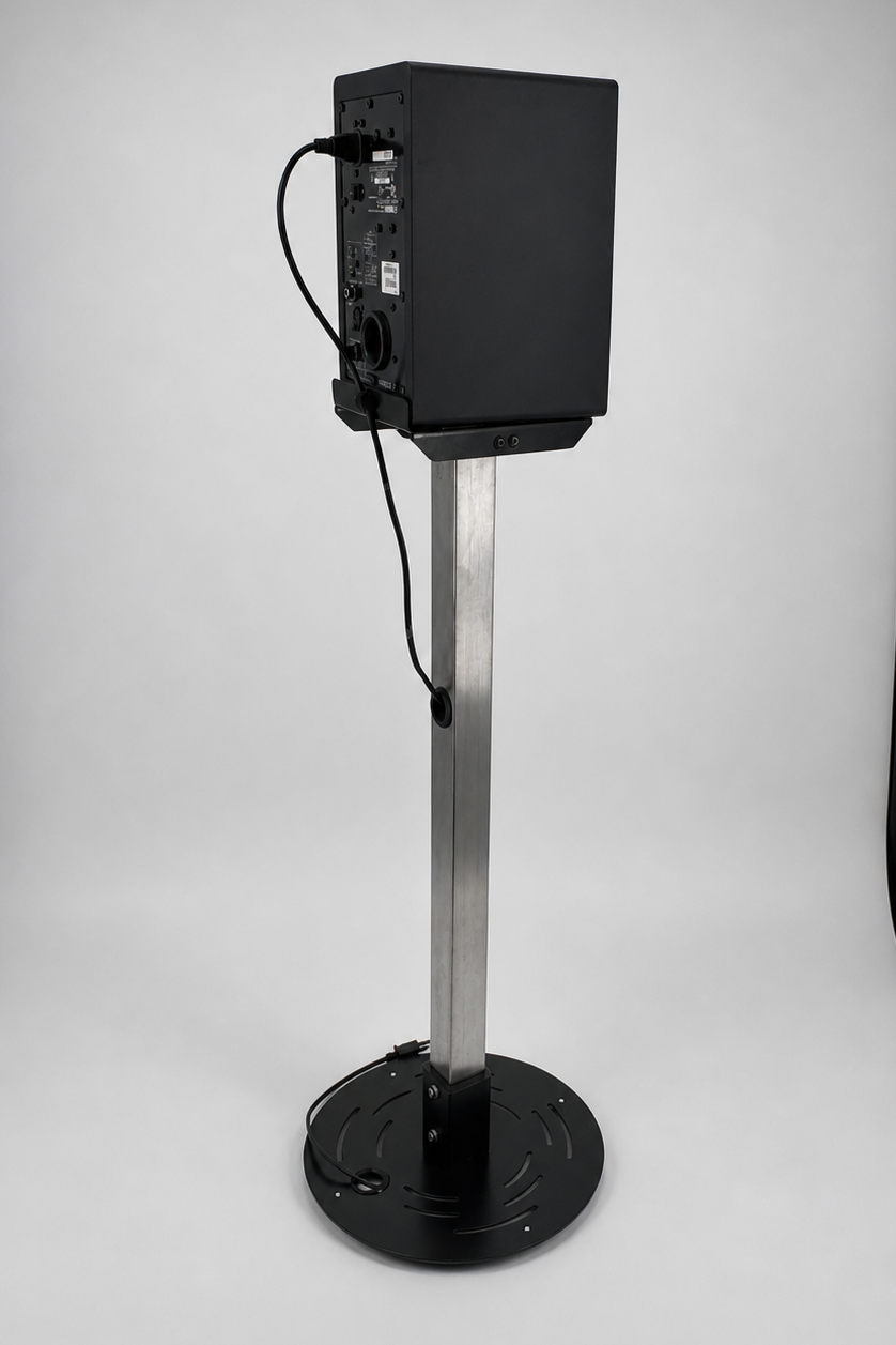 Apache Hammerhead Speaker Stands (Stainless Steel)