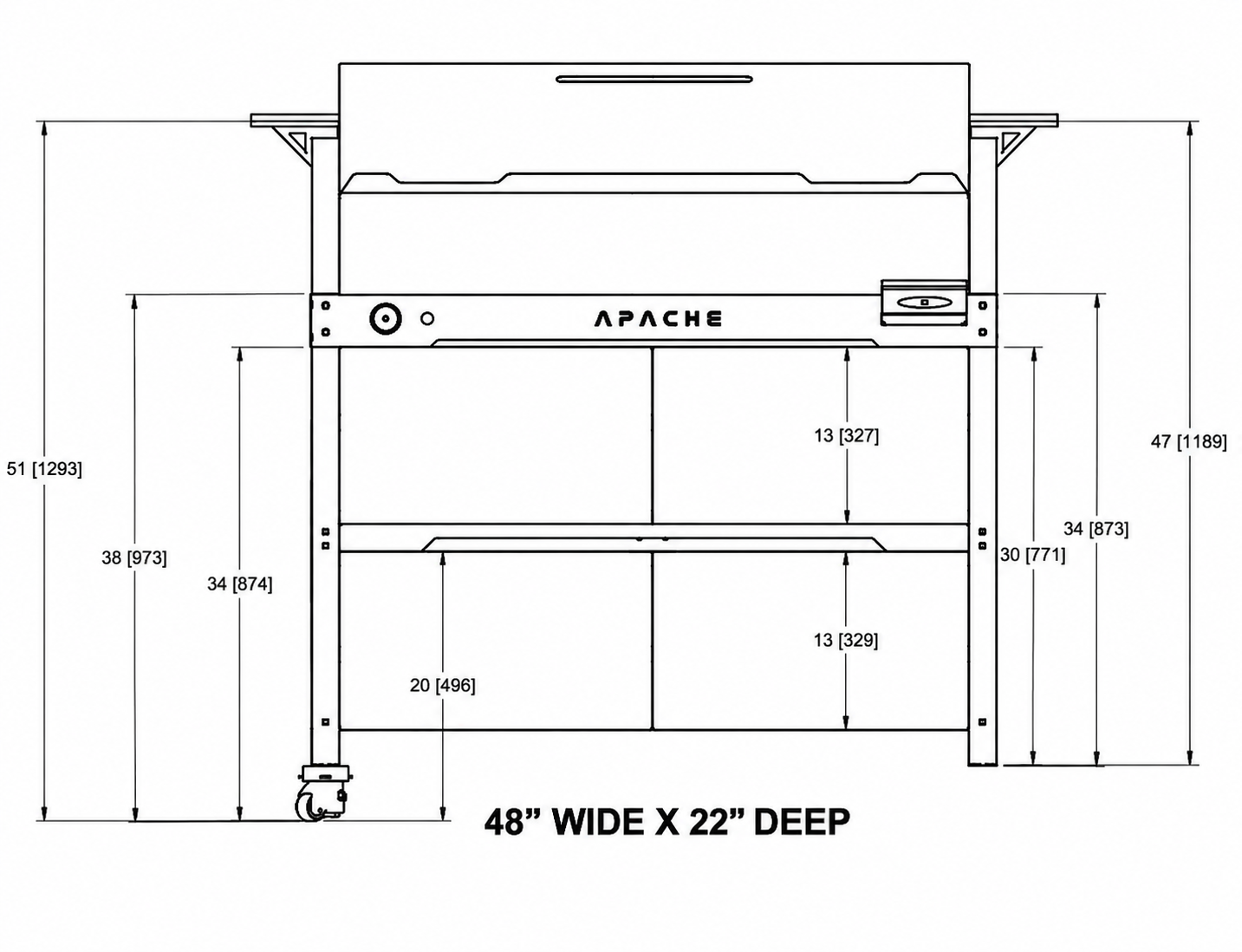 Apache Workbench DJ Controller Booth
