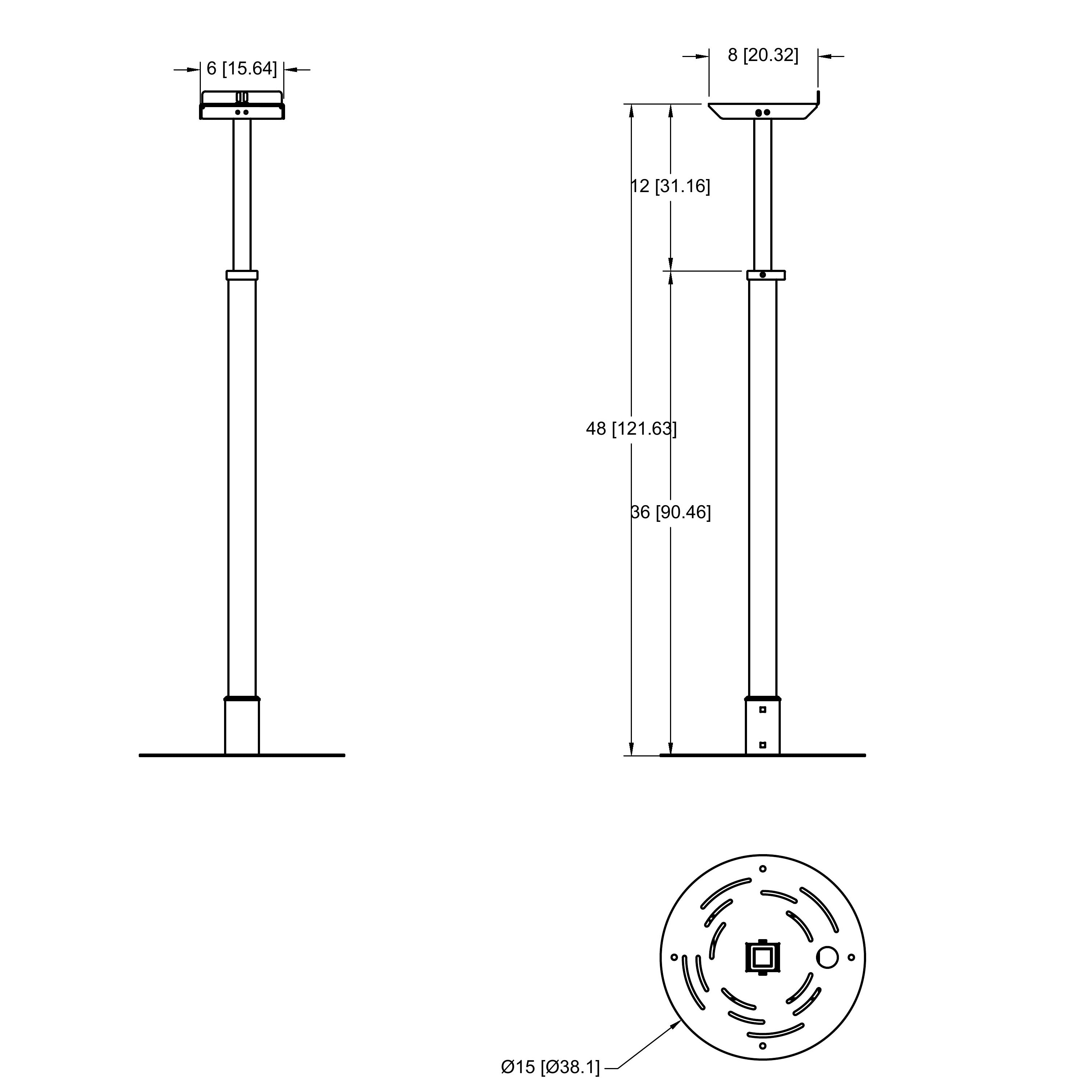 Apache Hammerhead Speaker Stands (Black)