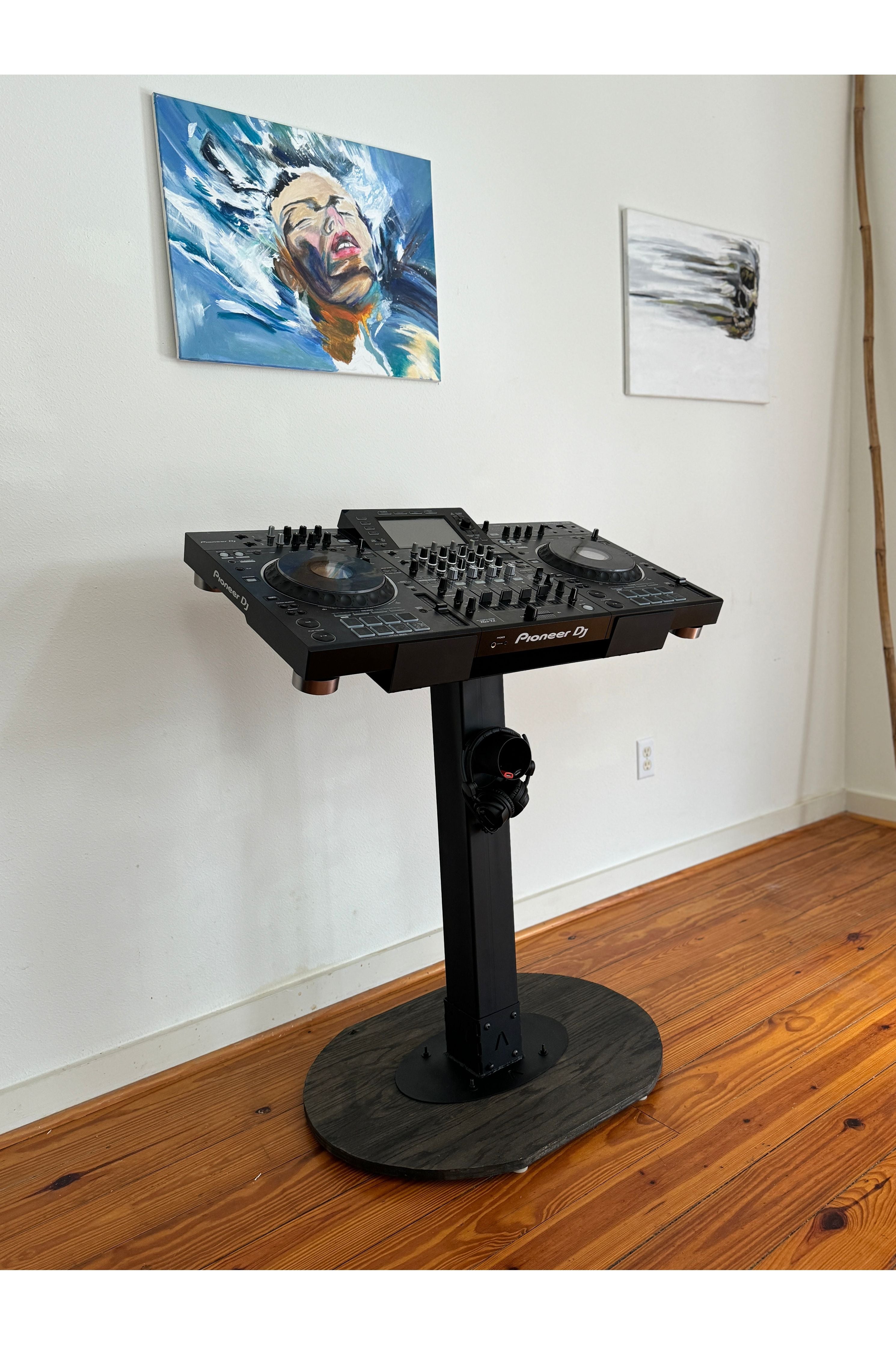 Estación de trabajo de tamaño completo con estructura en A