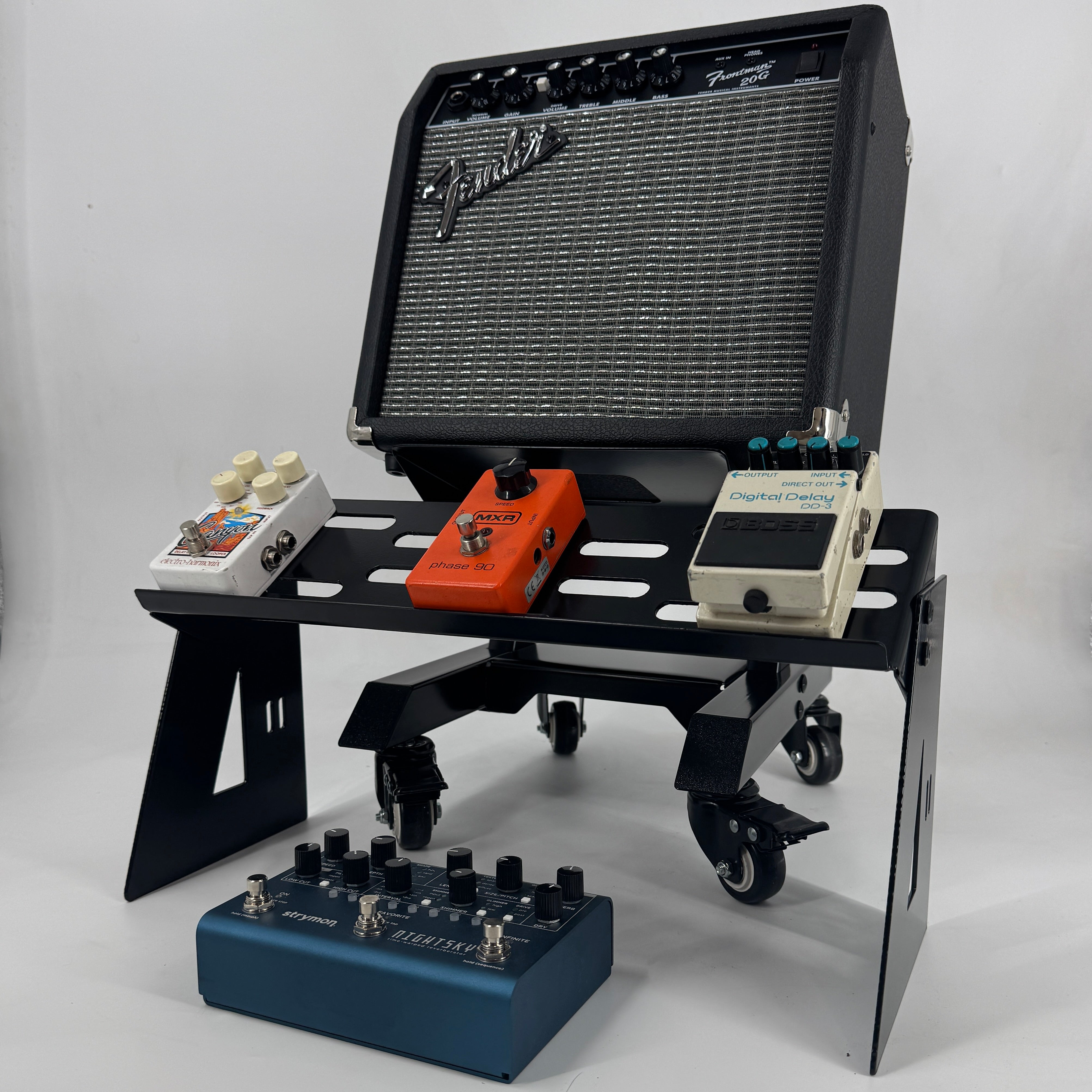 OFX Rotating Guitar Pedal Rack