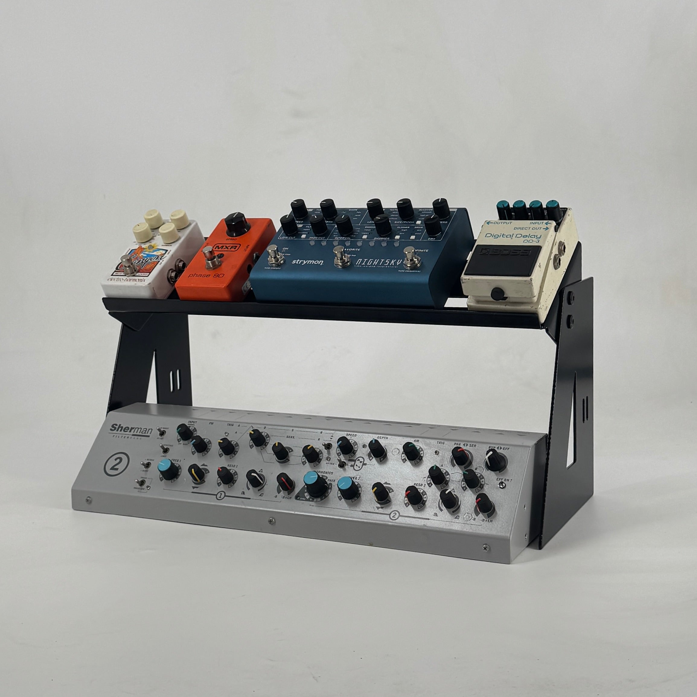 OFX Rotating Guitar Pedal Rack