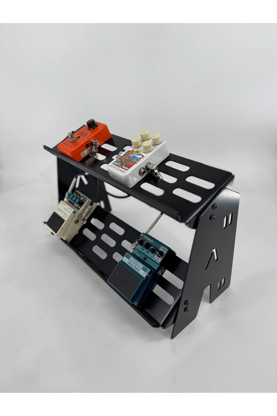 desktop pedal stand Apache PFX 2-Tier Desktop Pedal Rack – Apache Audio