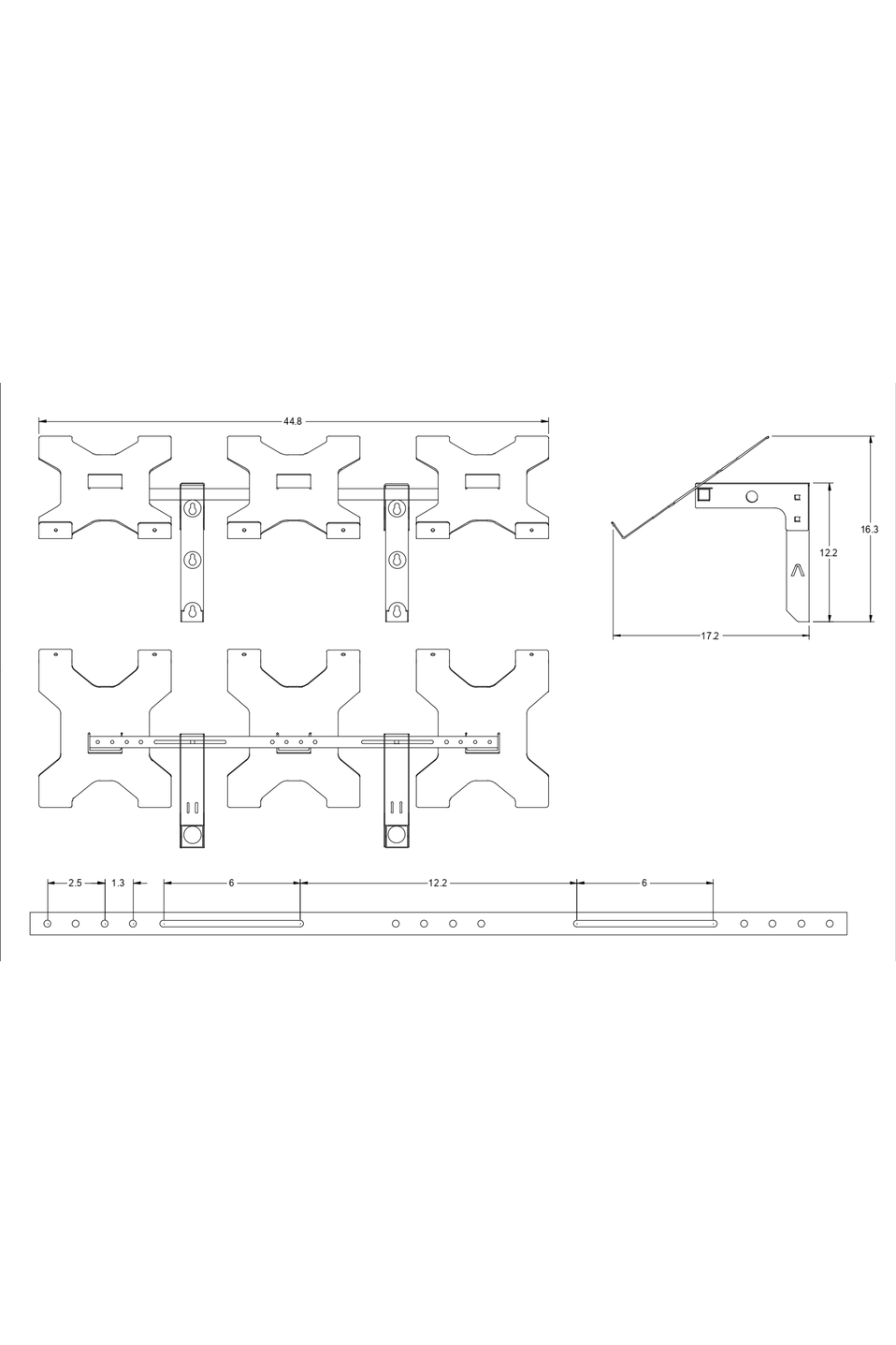 Apache Cantilever Floating DJ Rack
