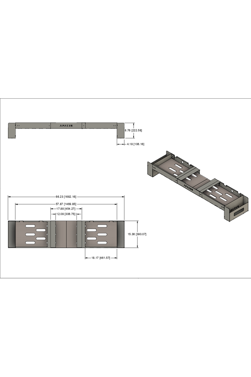 Apache Citadel Console for Ikea Kallax