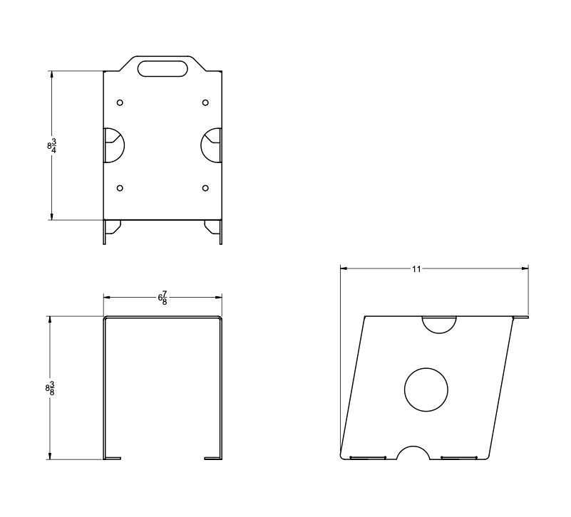 Apache Underpass Desktop Speaker Stands