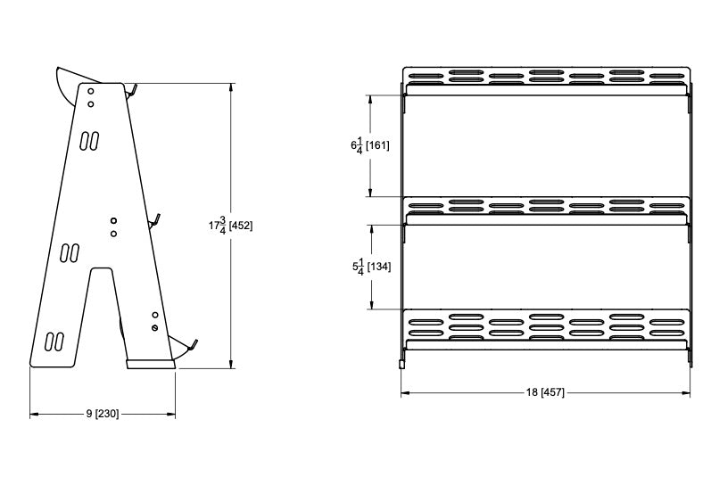 Apache PFX 3-Tier Desktop Pedal Rack