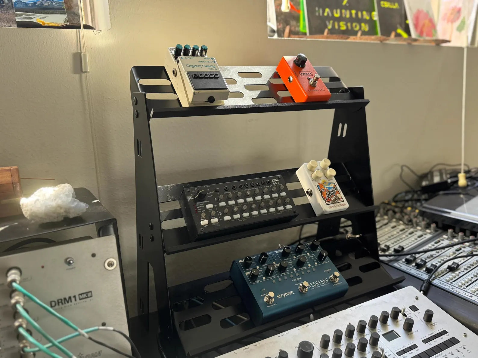 PFX 3-Tier Desktop Guitar Pedal Rack