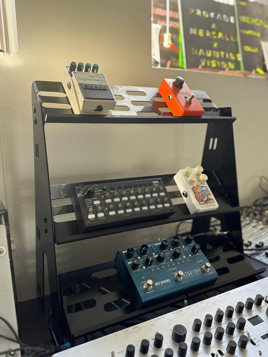 PFX 3-Tier Desktop Guitar Pedal Rack – Apache Audio