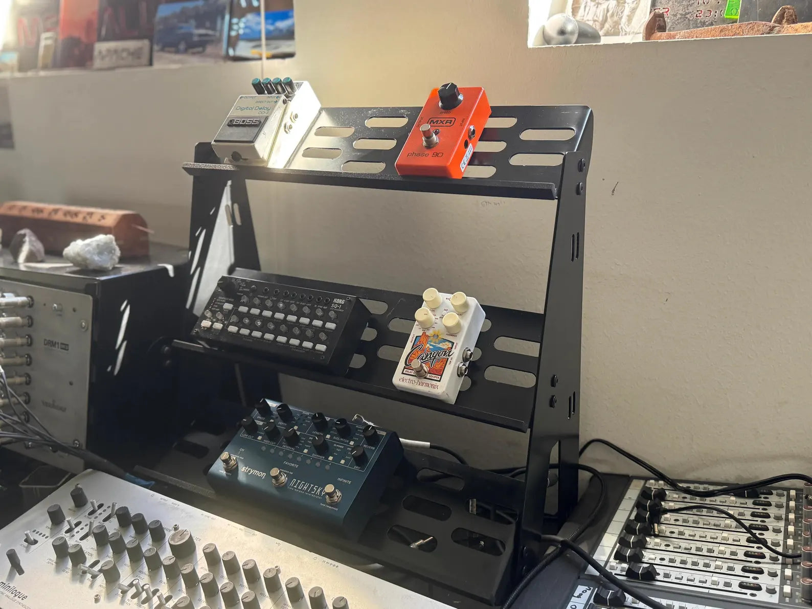 PFX 3-Tier Desktop Guitar Pedal Rack