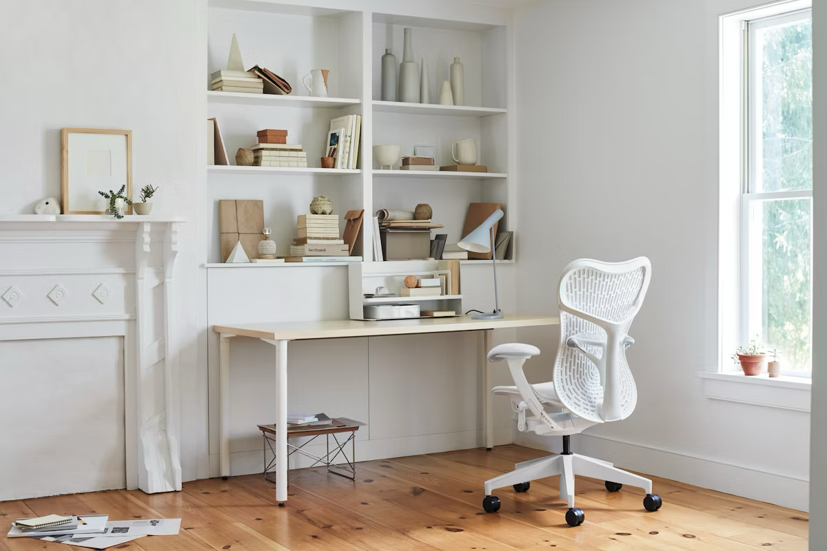 Herman Miller Mirra 2 Chair (W/ Butterfly Suspension, Adjustable Lumbar/Tilt/Seat Angle/Arms/Depth, and Multi-Floor Quiet-roll Caster )